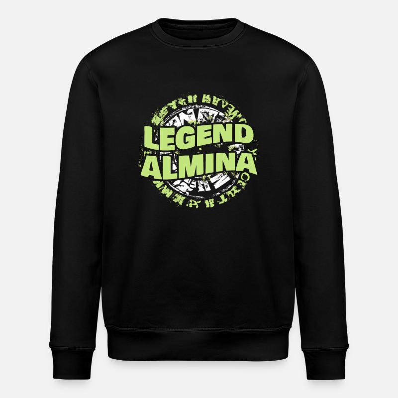 Almina als Frau - Stanley/Stella Unisex Bio-Sweatshirt ROLLER - Schwarz