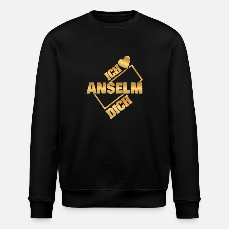 Couple Anselm - Stanley/Stella ROLLER Unisex Organic Sweatshirt - black