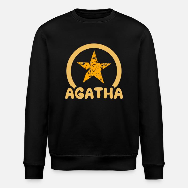 Agatha - Stanley/Stella ROLLER Unisex Organic Sweatshirt - black