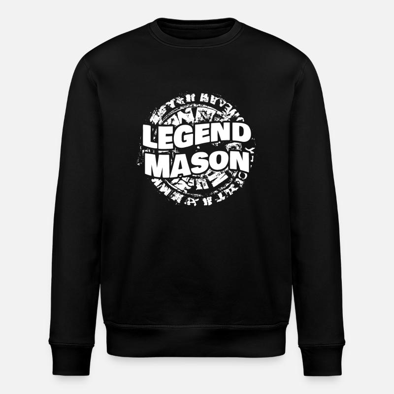Mason als Mann - Stanley/Stella Unisex Bio-Sweatshirt ROLLER - Schwarz