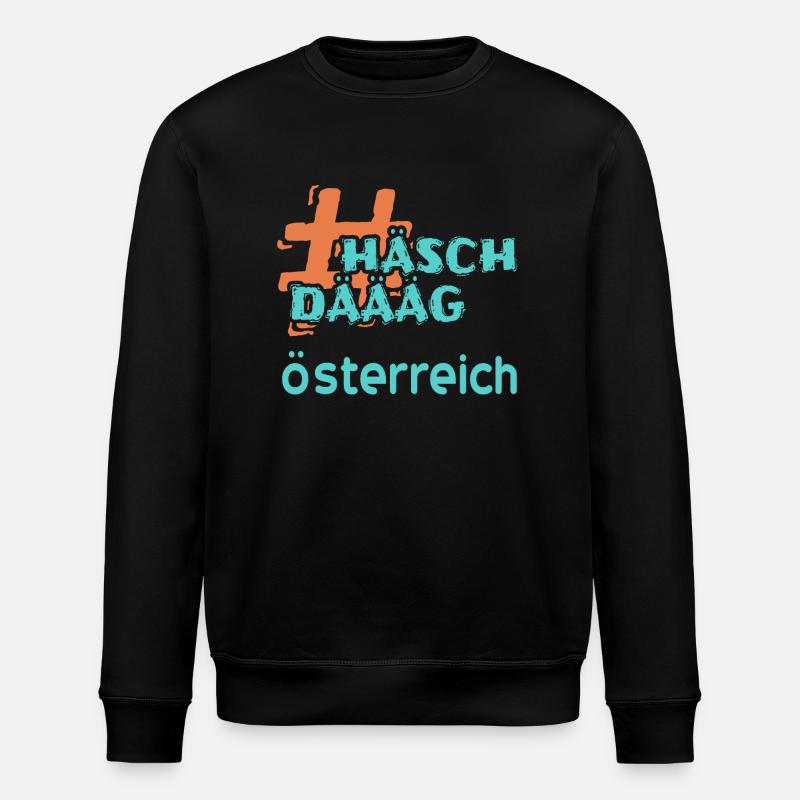 Austria Österreich - Stanley/Stella Unisex Bio-Sweatshirt ROLLER - Schwarz