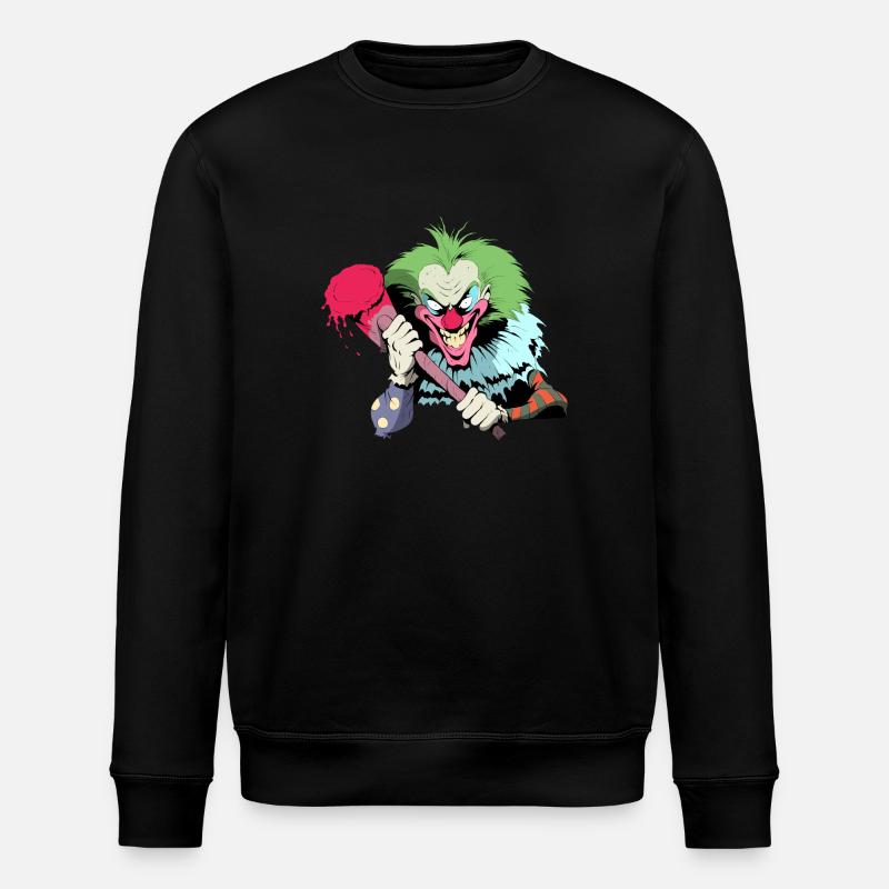 Clown d’horreur - Sweat bio ROLLER Stanley/Stella Unisexe - noir