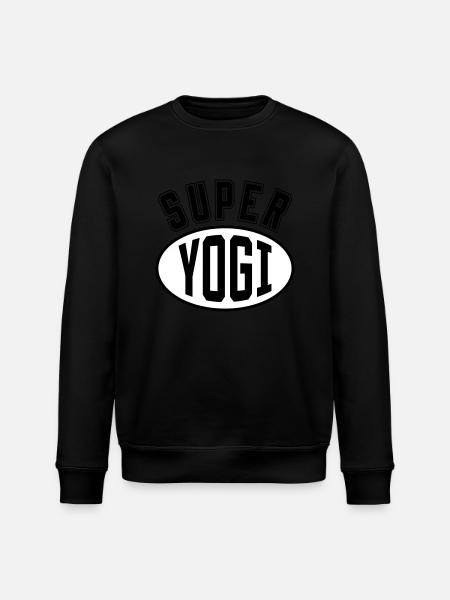 Super Yogi / Yoga - Stanley/Stella ROLLER Unisex Organic Sweatshirt - black