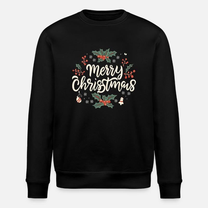 Joyeux Noël - Sweat bio ROLLER Stanley/Stella Unisexe - noir