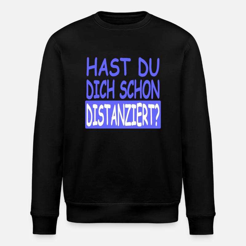 Distanziert Vers.2 - Stanley/Stella Unisex Bio-Sweatshirt ROLLER - Schwarz
