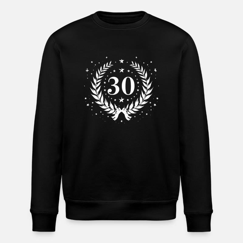 Trente 30 - Sweat bio ROLLER Stanley/Stella Unisexe - noir