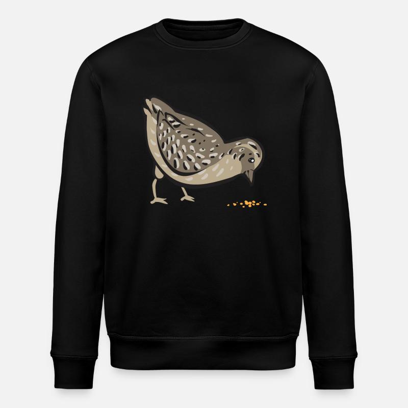 Wachtel Vogel - Stanley/Stella Unisex Bio-Sweatshirt ROLLER - Schwarz