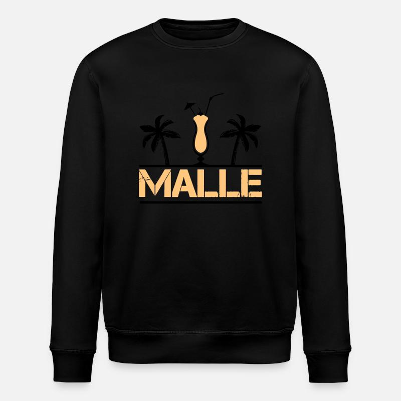 malle - Stanley/Stella ROLLER Unisex Organic Sweatshirt - black