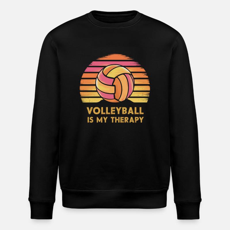 Volleyball - Stanley/Stella Unisex Bio-Sweatshirt ROLLER - Schwarz