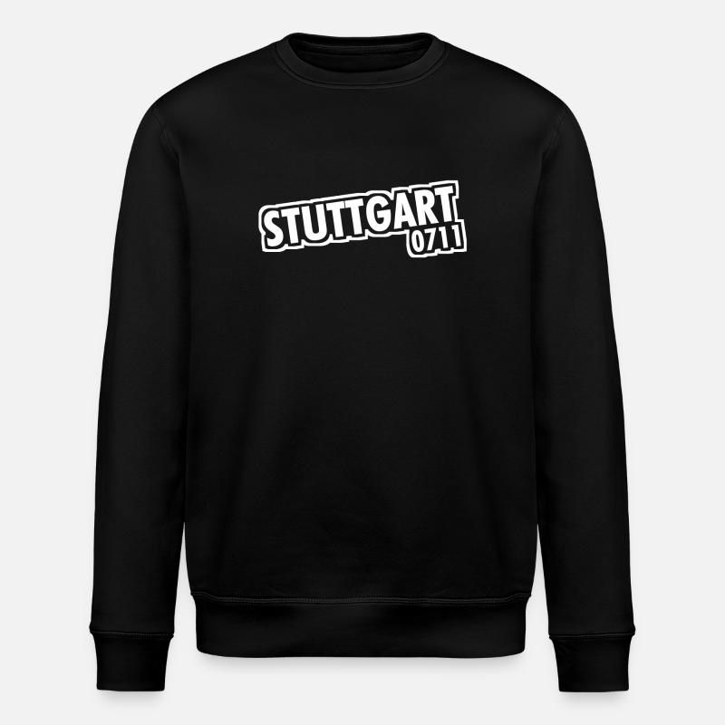Stuttgart - 0711 - Indicatif régional - Bade-Wurtemberg - Sweat bio ROLLER Stanley/Stella Unisexe - noir