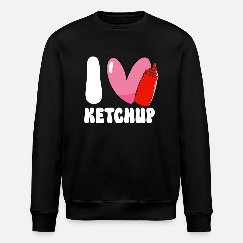 Ketchup Ketchup à la tomate - Sweat bio ROLLER Stanley/Stella Unisexe - noir
