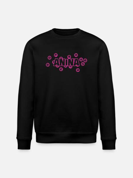 Gift for Anina - Stanley/Stella ROLLER Unisex Organic Sweatshirt - black