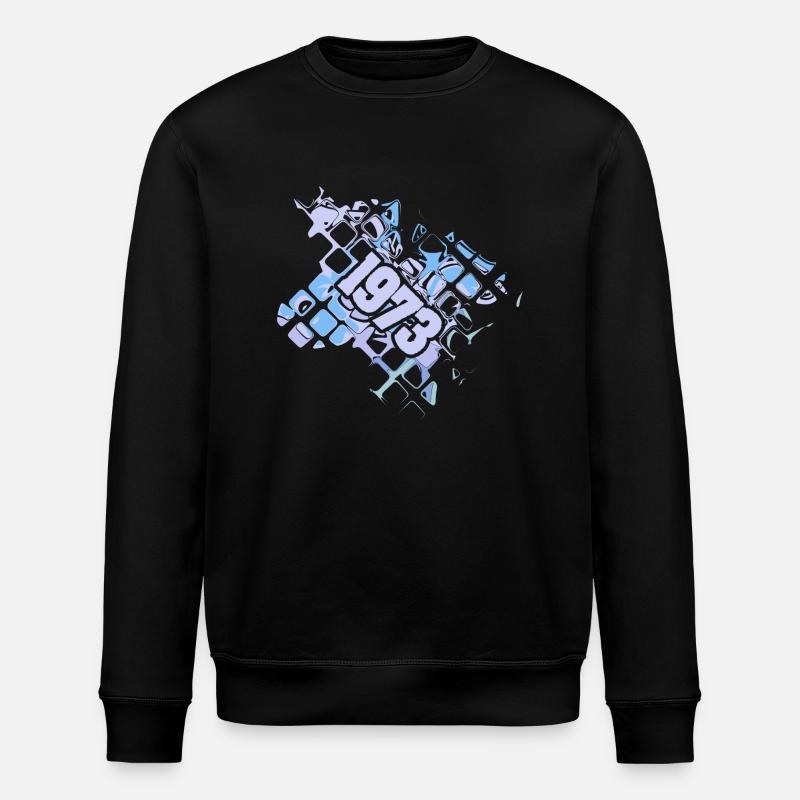 Nerd 1973 - Stanley/Stella Unisex Bio-Sweatshirt ROLLER - Schwarz