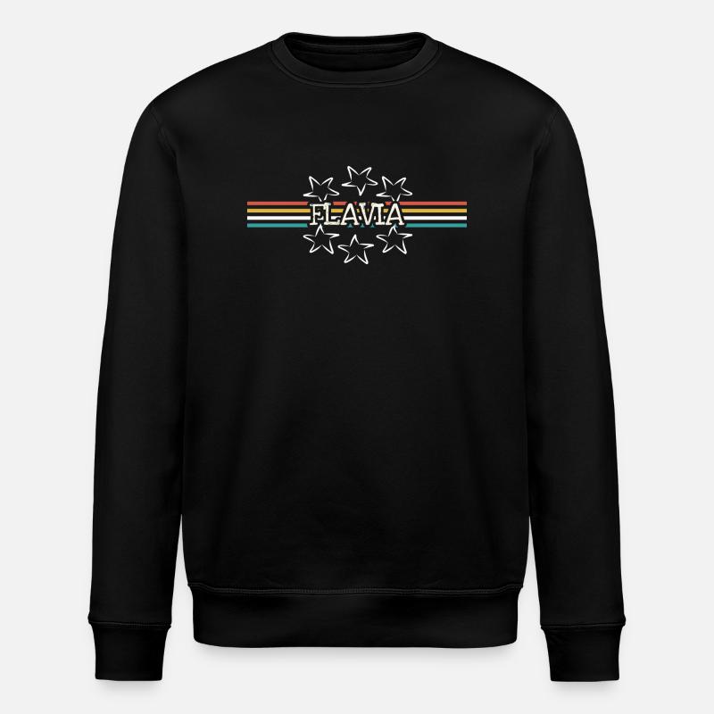 Cadeau pour Flavia - Sweat bio ROLLER Stanley/Stella Unisexe - noir