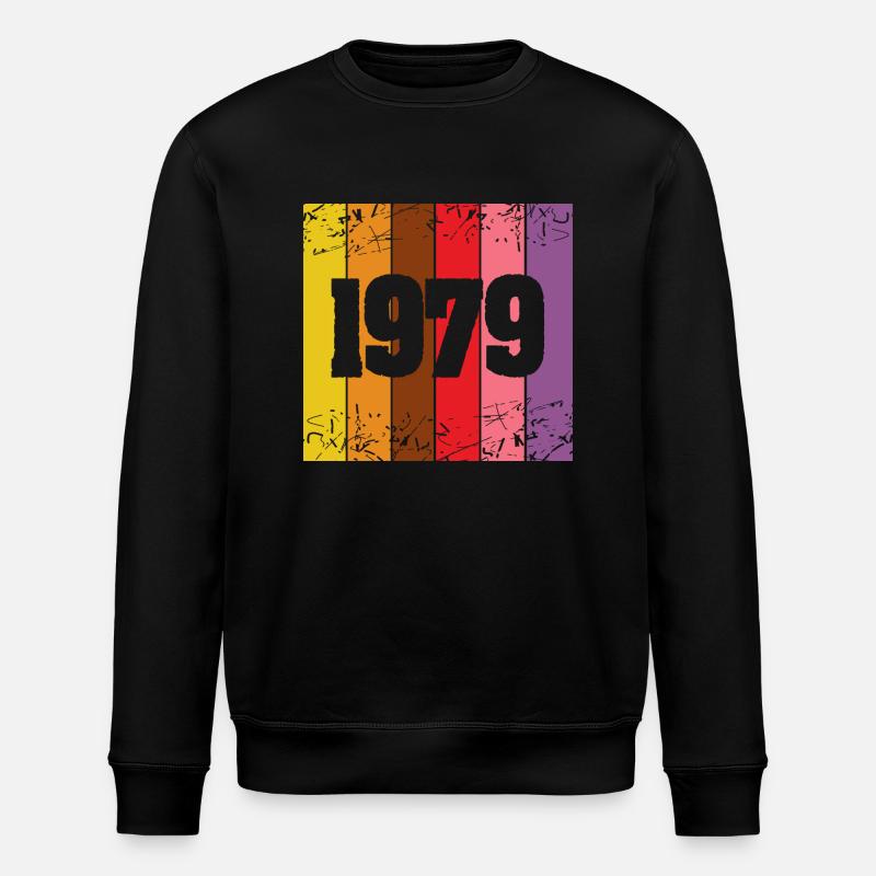 1979 - Sweat bio ROLLER Stanley/Stella Unisexe - noir