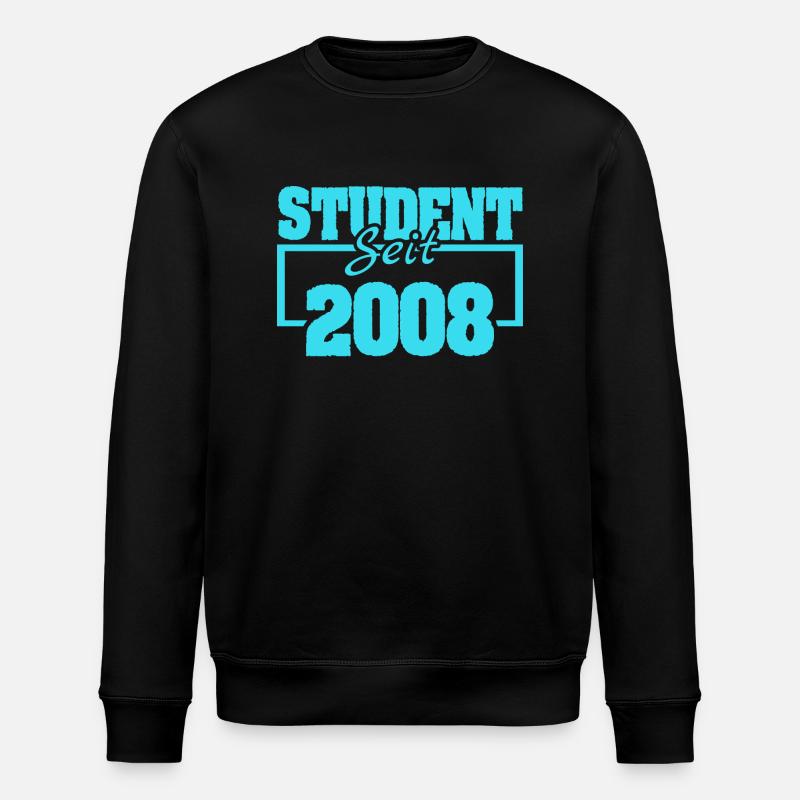 Student 2008 - Stanley/Stella Unisex Bio-Sweatshirt ROLLER - Schwarz