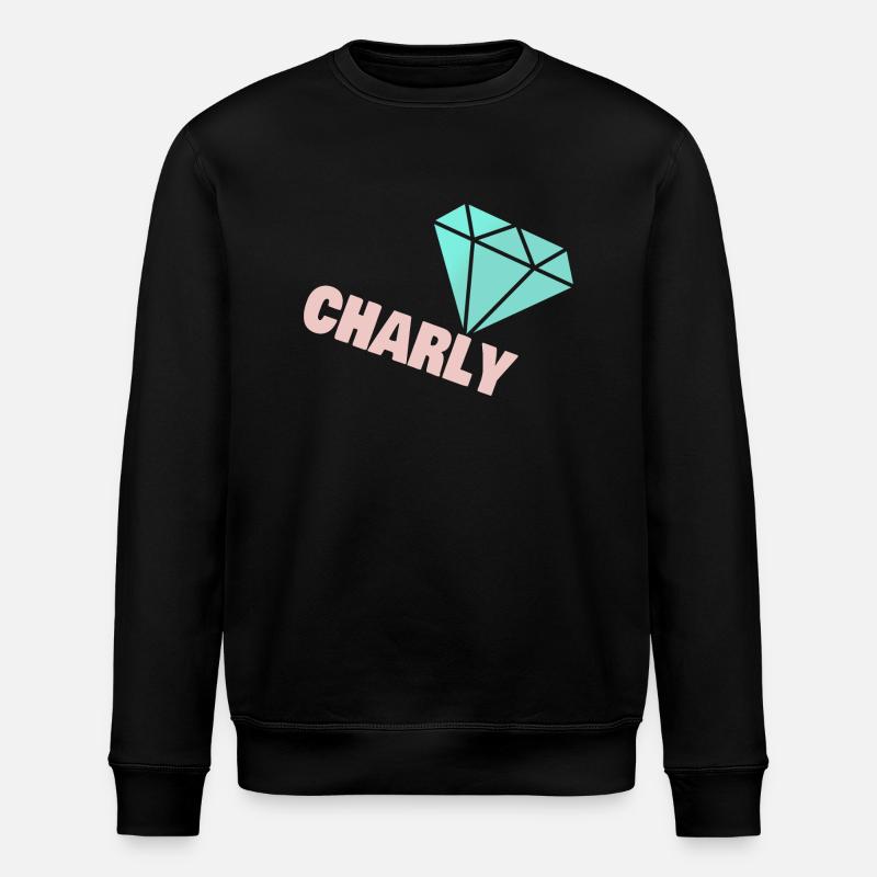Gift for Charly - Stanley/Stella ROLLER Unisex Organic Sweatshirt - black