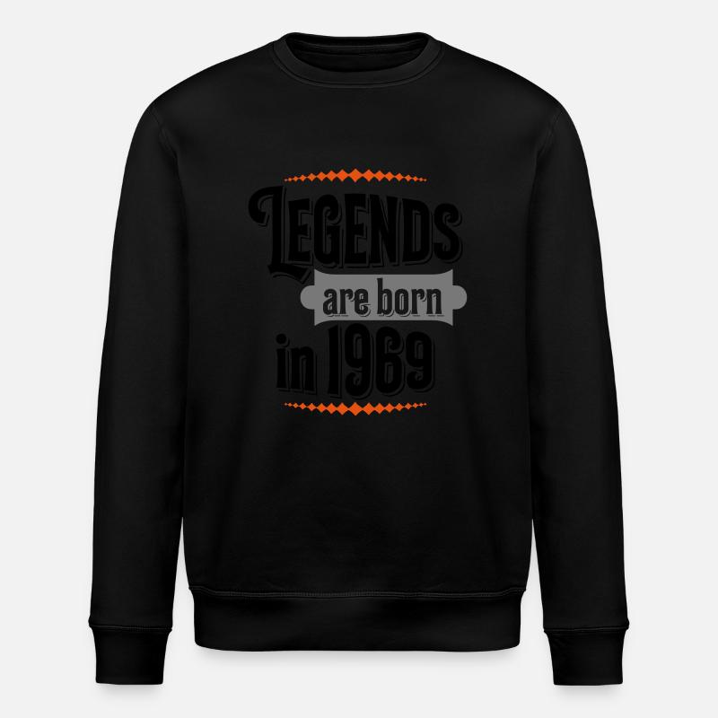 born in 1969 - Stanley/Stella Unisex Bio-Sweatshirt ROLLER - Schwarz