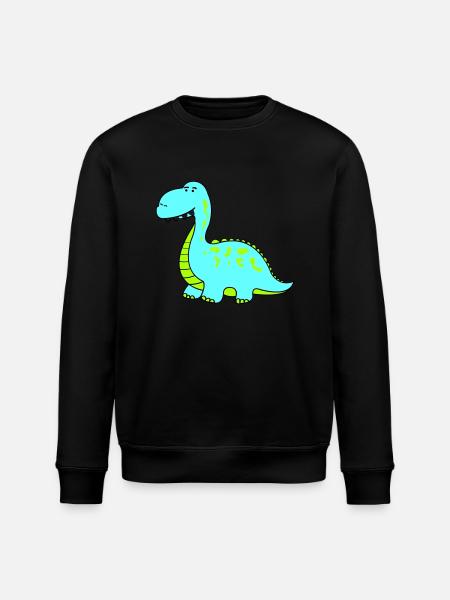 dino - Stanley/Stella ROLLER Unisex Organic Sweatshirt - black