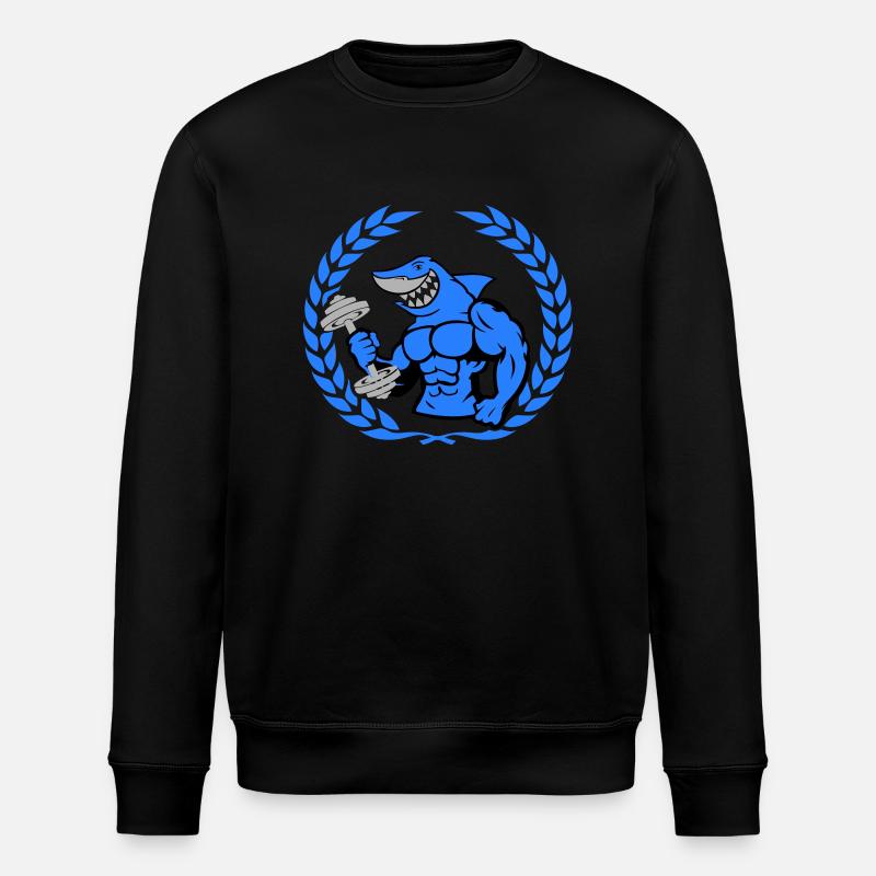 Haltère de musculation requin requin - Sweat bio ROLLER Stanley/Stella Unisexe - noir