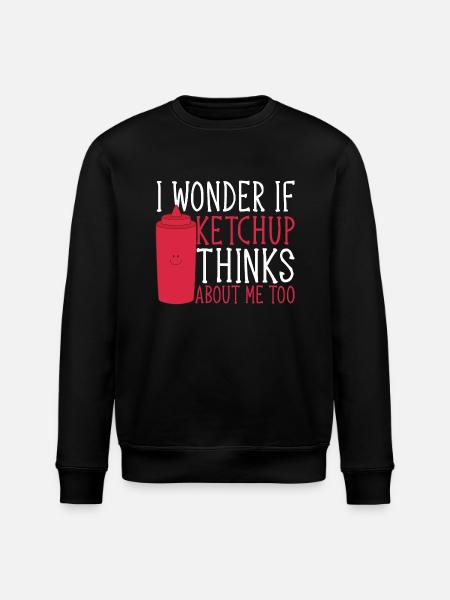 Ketchup Tomato ketchup - Stanley/Stella ROLLER Unisex Organic Sweatshirt - black