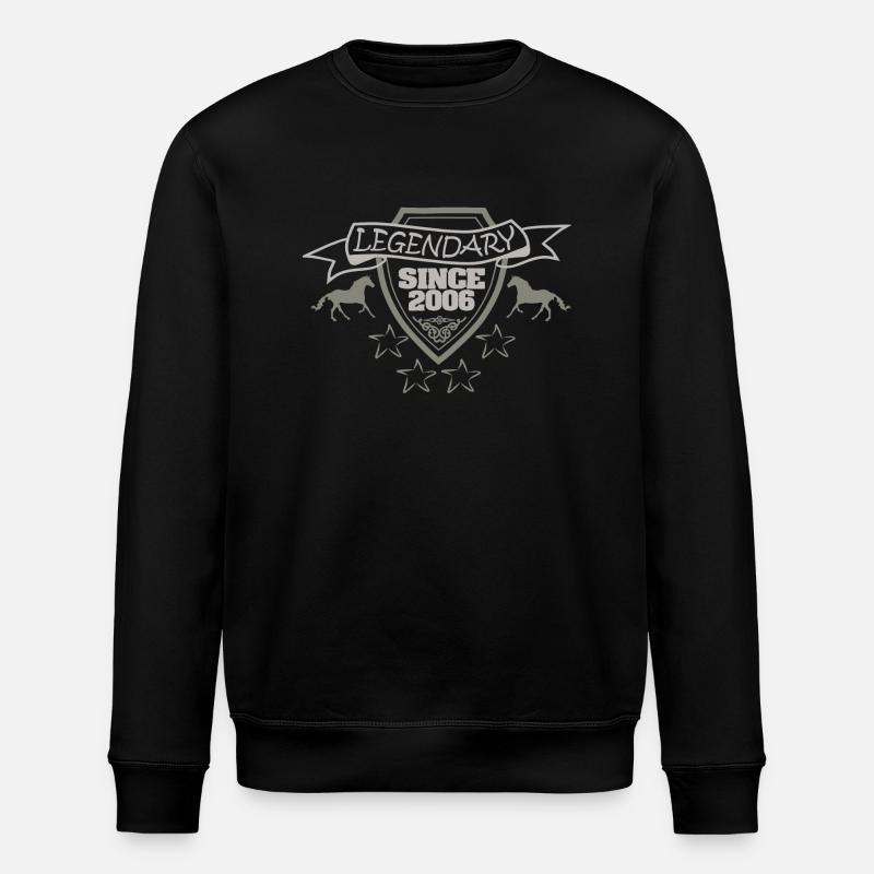 Horse 2006 - Stanley/Stella Unisex Bio-Sweatshirt ROLLER - Schwarz
