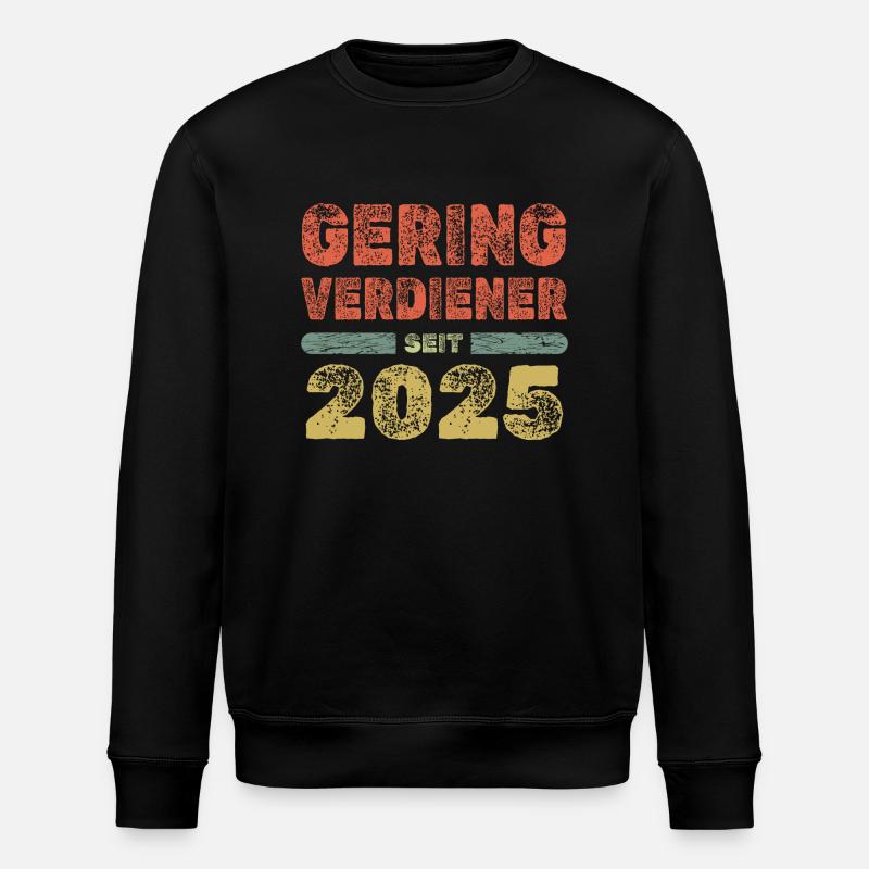 2025 - Stanley/Stella Unisex Bio-Sweatshirt ROLLER - Schwarz