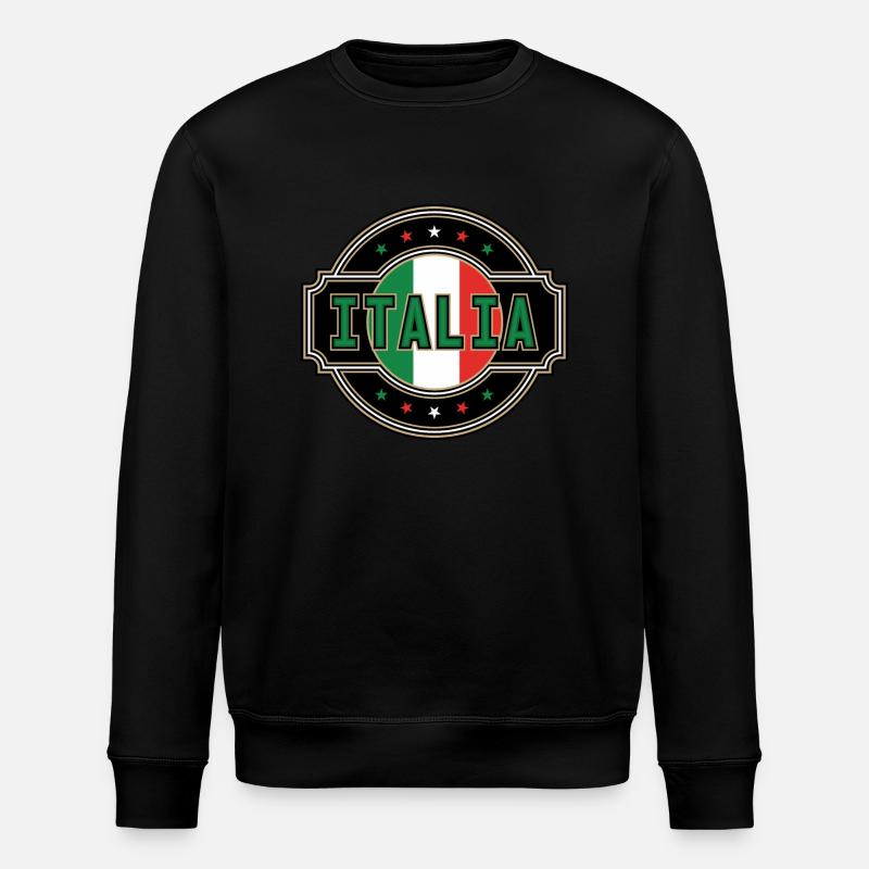 Italien - Stanley/Stella Unisex Bio-Sweatshirt ROLLER - Schwarz