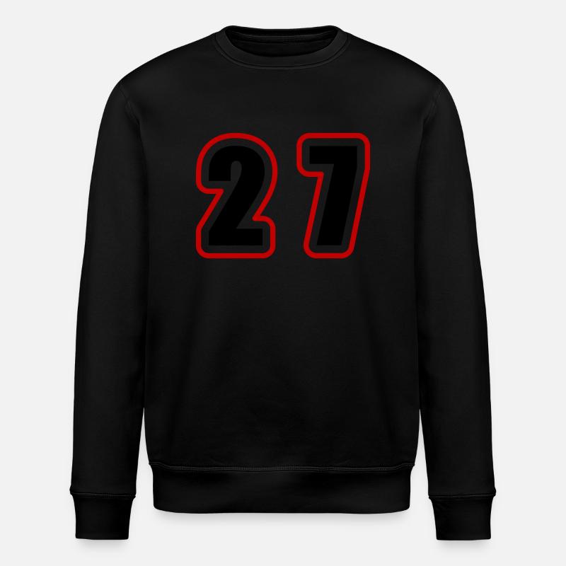 27 Nombre Collège - Sweat bio ROLLER Stanley/Stella Unisexe - noir