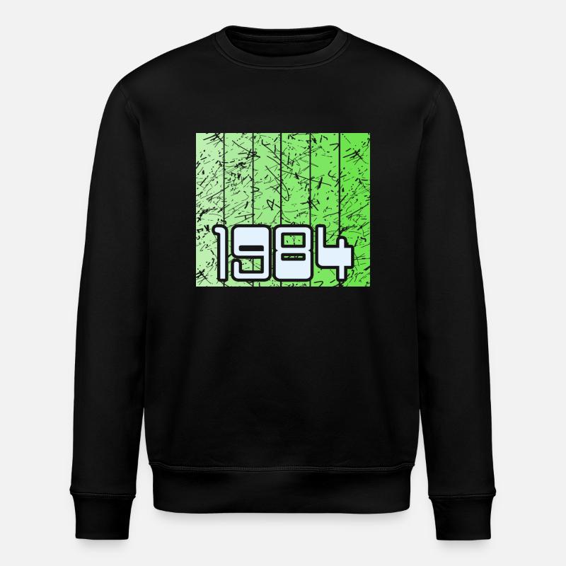 1984 - Stanley/Stella Unisex Bio-Sweatshirt ROLLER - Schwarz