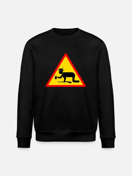 hunts hunting hunter hunting hunt - Stanley/Stella ROLLER Unisex Organic Sweatshirt - black