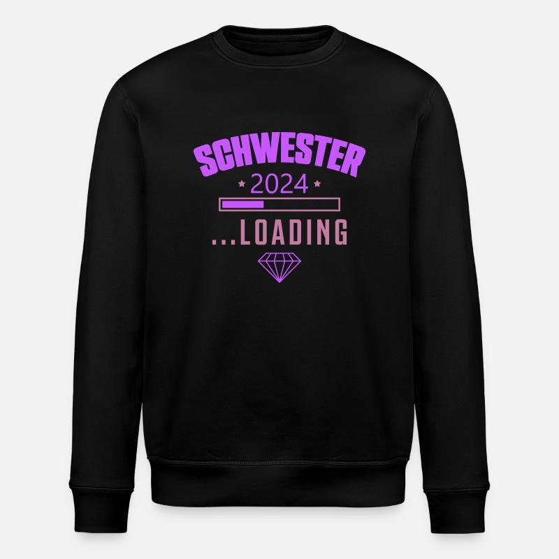 schwester 2024 loading - Stanley/Stella Unisex Bio-Sweatshirt ROLLER - Schwarz