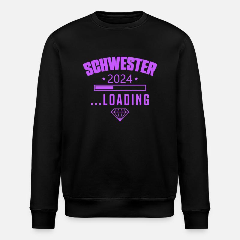 schwester 2024 loading - Stanley/Stella Unisex Bio-Sweatshirt ROLLER - Schwarz