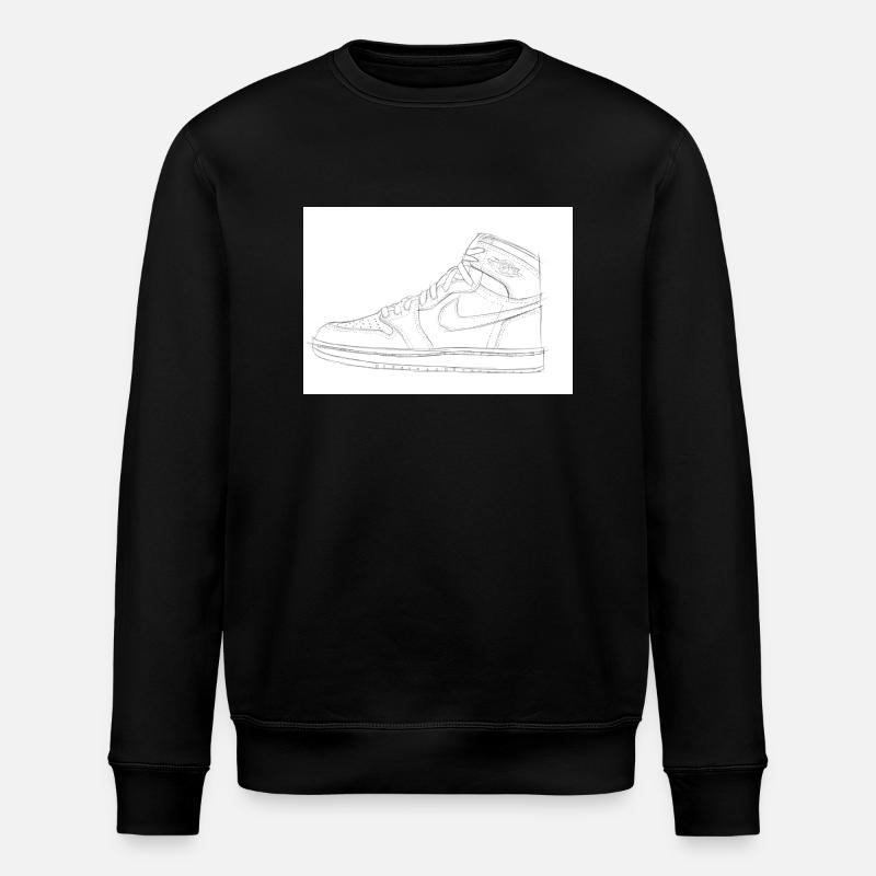 J1 iconic sketch - Sweat bio ROLLER Stanley/Stella Unisexe - noir