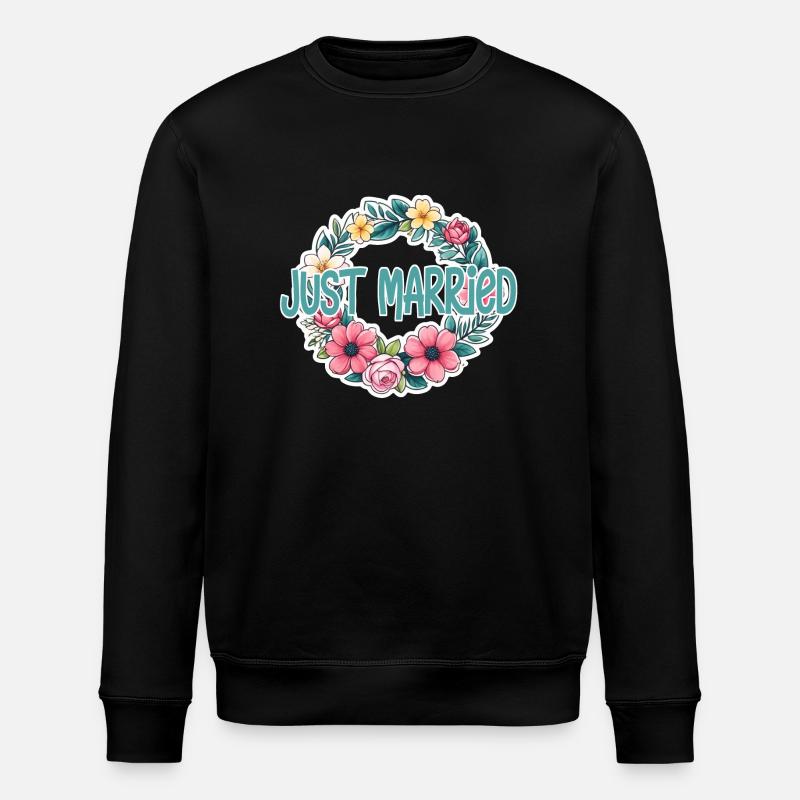 just married - pour mariage - Sweat bio ROLLER Stanley/Stella Unisexe - noir