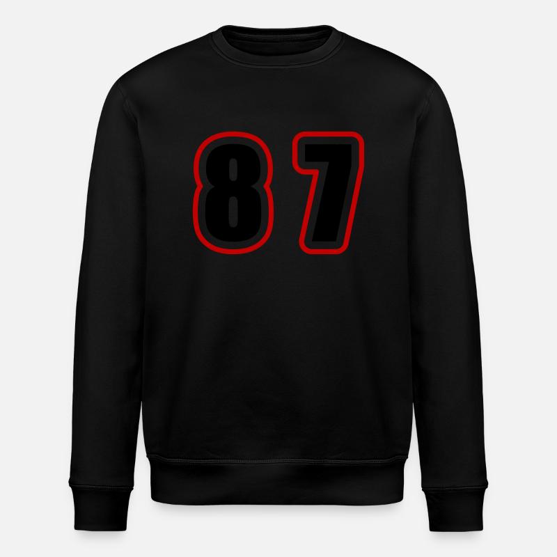87 Nombre Collège - Sweat bio ROLLER Stanley/Stella Unisexe - noir