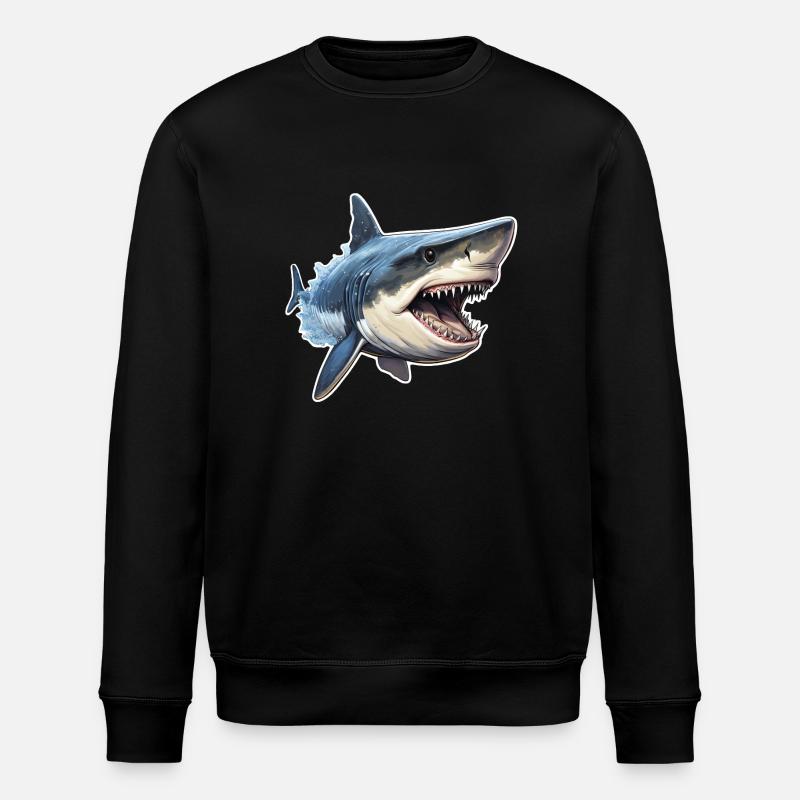 Requin vorace - Sweat bio ROLLER Stanley/Stella Unisexe - noir