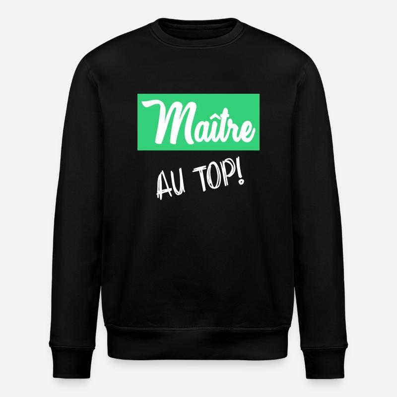 MASTER - Stanley/Stella ROLLER Unisex Organic Sweatshirt - black