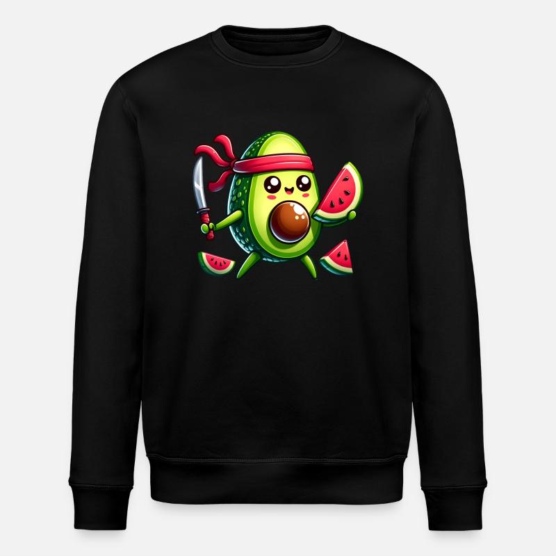 Avocat Ninja - Sweat bio ROLLER Stanley/Stella Unisexe - noir