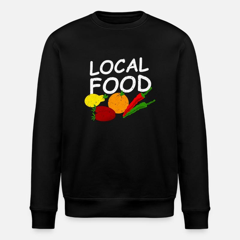 Regional fruit and vegetables - Stanley/Stella ROLLER Unisex Organic Sweatshirt - black