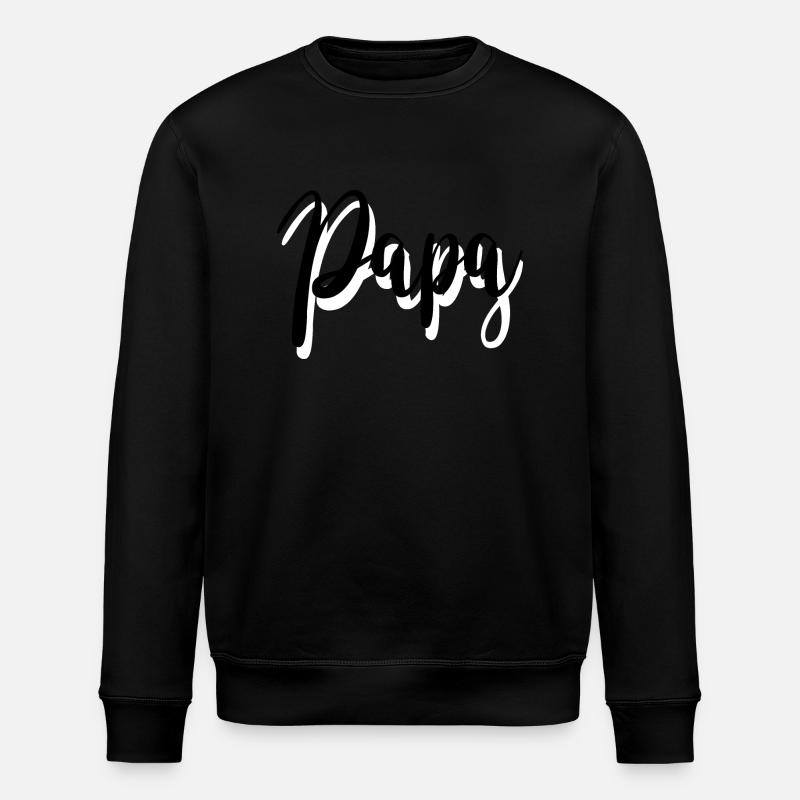 papa - Sweat bio ROLLER Stanley/Stella Unisexe - noir