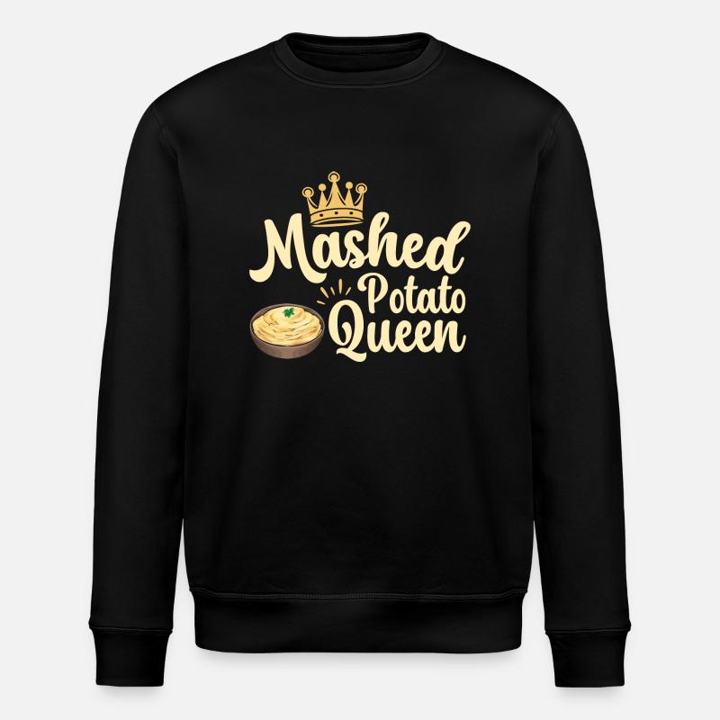 Mashed potatoes Mashed potatoes - Stanley/Stella ROLLER Unisex Organic Sweatshirt - black