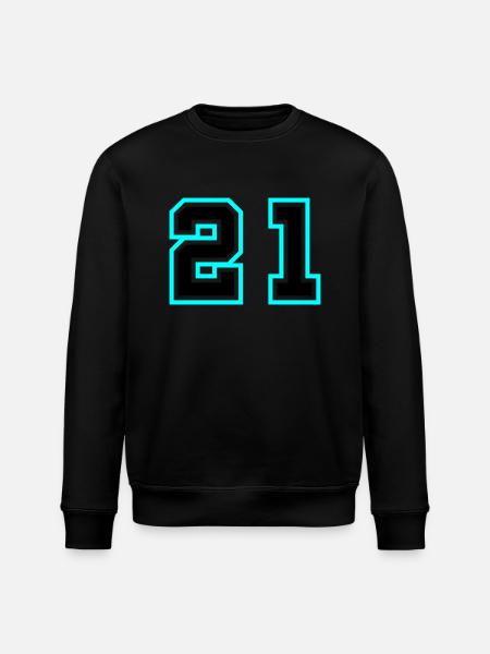 21 Number symbol - Stanley/Stella ROLLER Unisex Organic Sweatshirt - black