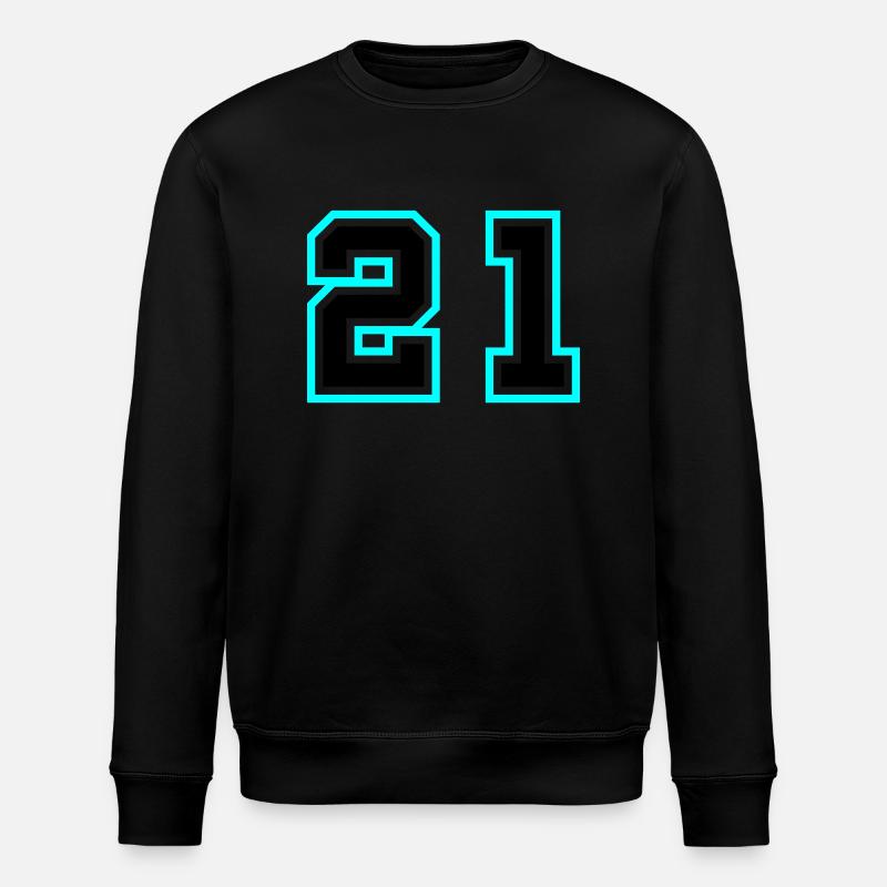 21 Symbole numérique - Sweat bio ROLLER Stanley/Stella Unisexe - noir