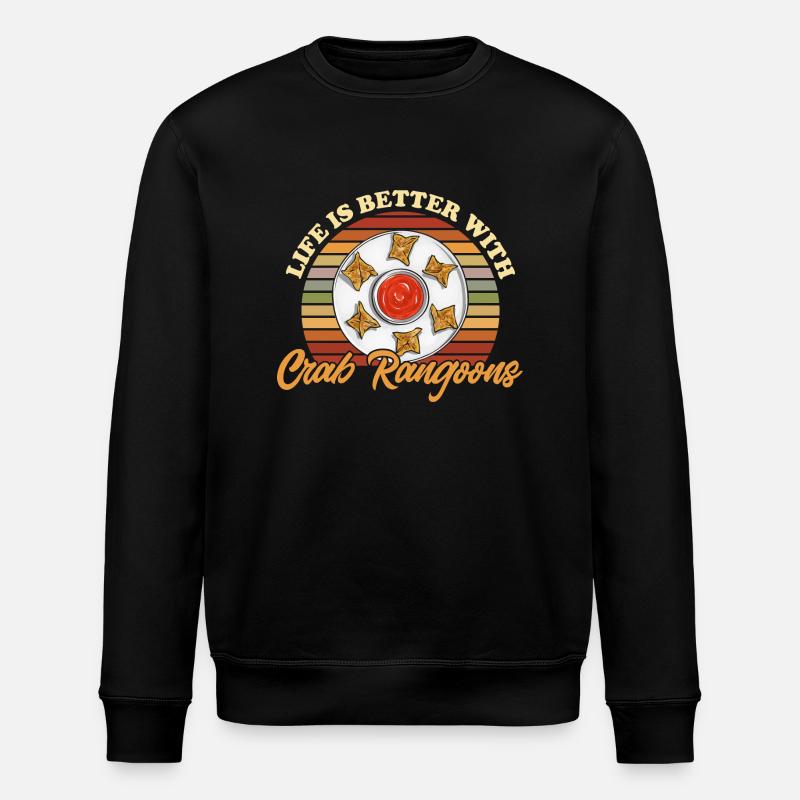 Krabben Rangoon Crabe Rangoon - Sweat bio ROLLER Stanley/Stella Unisexe - noir