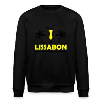 lissabon - Stanley/Stella Unisex Bio-Sweatshirt ROLLER - Schwarz - Vorne - Nik (191cm)