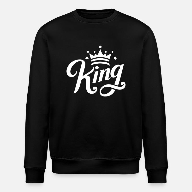 King - Stanley/Stella ROLLER Unisex Organic Sweatshirt - black