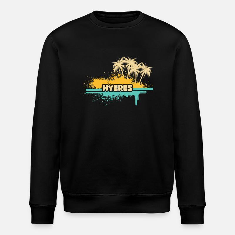 Cadeau pour Hyères - Sweat bio ROLLER Stanley/Stella Unisexe - noir