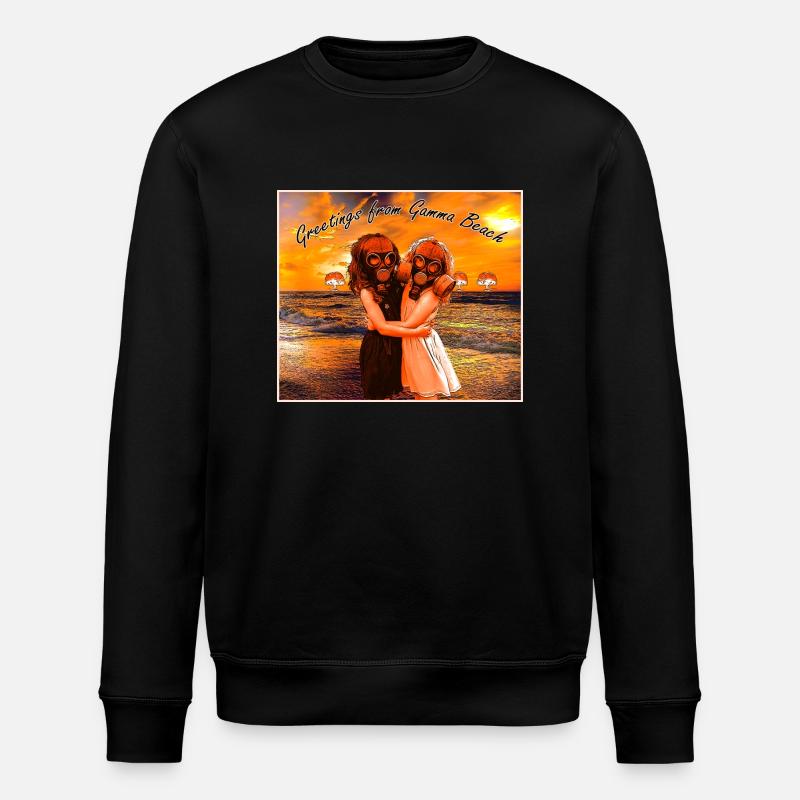 Plage irradiée Plage Gamma - Sweat bio ROLLER Stanley/Stella Unisexe - noir
