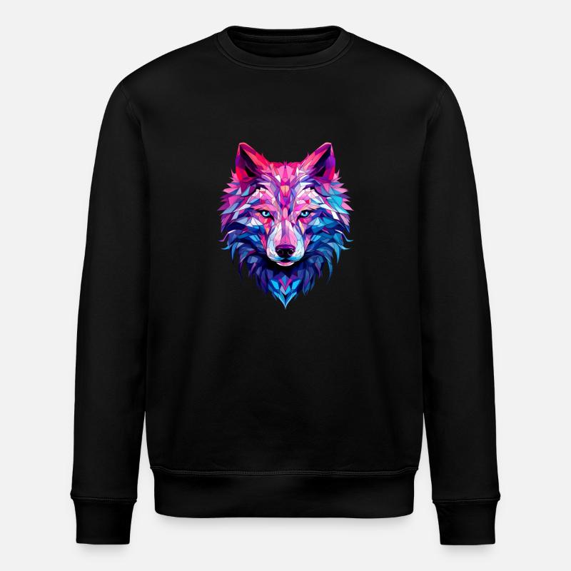 Wolf - Stanley/Stella ROLLER Unisex Organic Sweatshirt - black